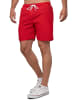 Reichstadt Herren Regular Fit Badehose Mid Waist in Red