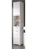Inn.Furn Hochschrank weiß Hochglanz 37 cm, Badschrank mit 6 Fächern