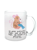 Mr. & Mrs. Panda Henkeltasse Maus Stricken mit Spruch in Transparent