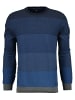 Ragman V-Ausschnitt Pullover in blau