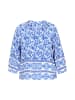 gaya Women Blouse in blue white