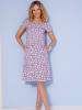 Sieh an! Jerseykleid in flieder-feige-bedruckt