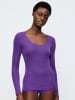 Triumph Longsleeve Beauty Layers Top Scoop Neck in PURPLE HAZE