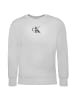 Calvin Klein Sweatshirt Jeans Monologo Crew Neck in grau