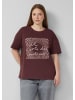 QS T-Shirt in 49D1_bordeaux