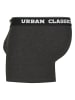 Urban Classics Urban Classics Herren Men Boxer Shorts Double Pack in black/charcoal