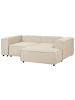 Beliani 3-tlg Modulsofa ARDAL in Beige/Schwarz