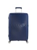 American Tourister Soundbox - 4-Rollen-Trolley 67 cm erw. (gelb) in midnight navy