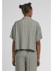 Urban Classics Urban Classics Damen Ladies Resort Shirt in paleolive/white