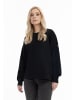 DreiMaster Vintage Damen Oversize Sweatshirt in Schwarz