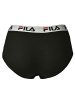 Fila Panty 4er Pack in Schwarz/Grau