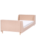 Beliani Kinderbett LAYE in Beige/Braun - (W) 100 x (H) 58 x (L) 216 cm