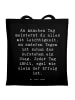 Mr. & Mrs. Panda Tote Bag Spruch Leichtigkeit im Alltag mit Spruch in Schwarz