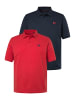 Men Plus Poloshirt in rot