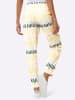 creation L Jogg Pants in ecru-moos-bedruckt