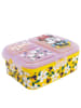Disney Minnie Mouse Disney Minnie Mouse Kinder Brotdose XL – Lunchbox mit 3 Fächern & in Gelb