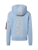 Alpha Industries Kapuzenpullover in hellblau - 0003