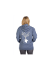 Life-Tree Hoodie für Damen in blau