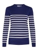 SAINT TROPEZ Strickpullover MilaSZ Gerade Passform in Midnight Sail