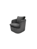 byLiving Sessel Harmony in Grob-Cord dunkelgrau