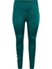 Hummel Leggings Hmlte Curvy Hight Waist Tights Plus in DEEP TEAL