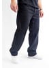 DADA Loose Jeans mit Logodruck Minimal Baggy Pants in Schwarz