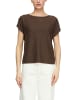 comma Strickshirt in mocca roségold - 0002