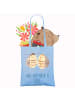 Mr. & Mrs. Panda Shopper Eulen Liebe mit Spruch in Sky Blue
