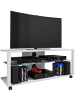 ebuy24 TV Tisch FolasL 13 Weiß 115 x 41 cm