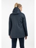 DreiMaster Damen Regenjacke Mit Teddyfutter in Marine