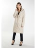 faina Damen Leichter Steppmantel in Hellbeige