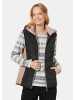 GOLDNER Weste in schwarz / beige