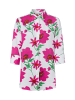 Marie Lund Leinenbluse Rihab in pink weiß - 0041