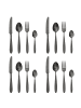 Bloomingville Frea Besteck Set Schwarz aus 16-teilig aus Edelstahl in schwarz