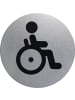 Durable Piktogramm 'Benachteiligten-WC' Edelstahl
