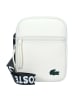 Lacoste Mini Bag Umhängetasche 16 cm in jacquard webbing farine