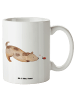 Mr. & Mrs. Panda Kaffeetasse Hund Marienkäfer ohne Spruch in Weiß