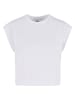 Urban Classics Urban Classics Cropped T-Shirts in white