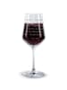 Mr. & Mrs. Panda Rotwein Glas Spruch Hochzeit Liebe Lachen mit S... in Transparent