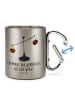 Mr. & Mrs. Panda Teetasse Sternzeichen Waage mit Spruch in Silber