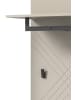 Inn.Furn Garderobe Set 5-teilig Sand matt 250 cm, Garderobenkombination mit Fräsungen