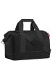 Reisenthel travelling allrounder M - Reisetasche 40 cm (smiley grey) in mesh black