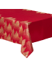 Atmosphera Créateur d'intérieur Weihnachtstischdecke mit Weihnachtsbäumen in Rot, 140 x 360 cm