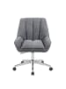 DUBI Möbel 2er-Set: Bürostuhl Mika-Megan in Grau - (B)60 x (H)86 x  (T)68 cm