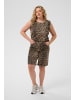 KAFFE curve Jeansshorts KCjessa Regular fit in Black/Brown Leopard