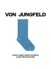 von Jungfeld Classic Socken Signature Innenbund in Lagunenblau