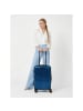 Redolz Essentials 18 4 Rollen Kabinentrolley 55 cm mit Dehnfalte metallic-blue shiny