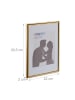 relaxdays 10 x Bilderrahmen "A4" in Gold