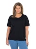 Ulla Popken Shirt in schwarz