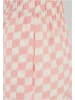 Urban Classics Urban Classics Damen Ladies Viscose Resort Pants in lemonadepinkcheck